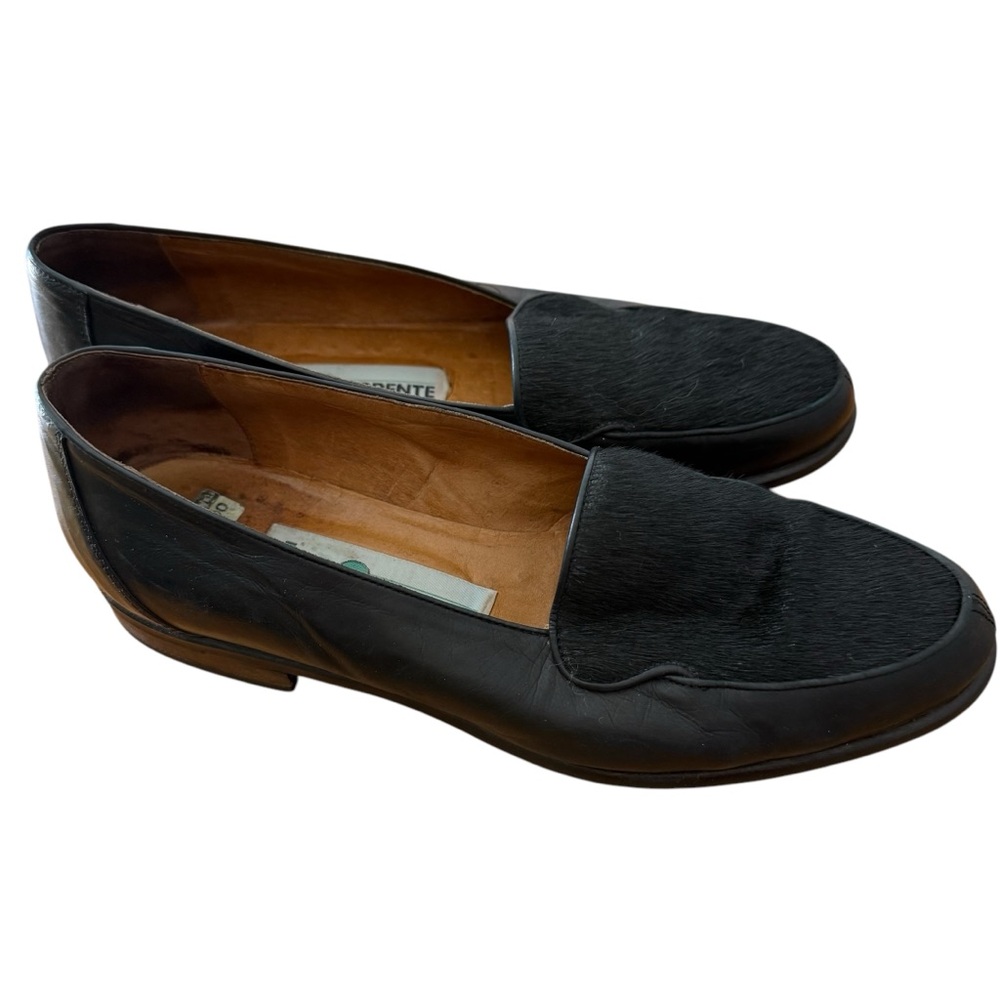 Leather and Hide Neutral Black Luxury Loafers Size EU 40 US 9